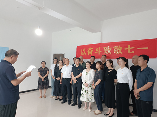 以奋斗致敬七一，共绘发展新蓝图